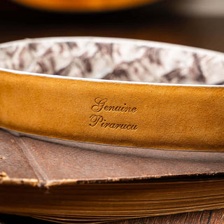 Marco Di Milano Olivieri Men's Newspaper Genuine Pirarucu Belts (MDMB1052)-AmbrogioShoes