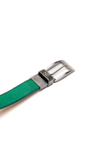 Marco Di Milano Ostrich Belt - Green-AmbrogioShoes