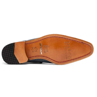 Marco Di Milano Pannuci Men's Shoes Black Exotic Stingray Classic Oxfords (MDM1087)-AmbrogioShoes