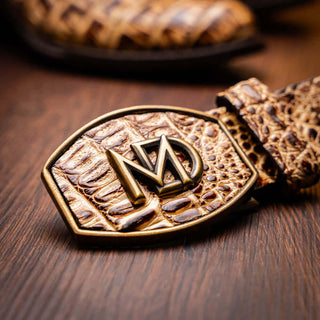 Marco Di Milano Phoenix Men's Shoes Stone Orix Exotic Crocodile Skin Cowboy Boot (MDM1233)-AmbrogioShoes