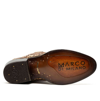 Marco Di Milano Phoenix Stone Orix Exotic Crocodile Skin Cowboy Boot (MDM1233)-AmbrogioShoes