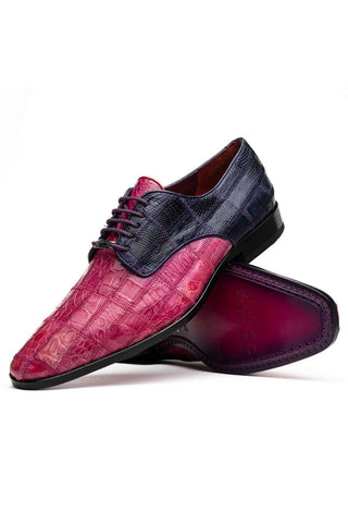 pink and black mens dress shoes Oxfords