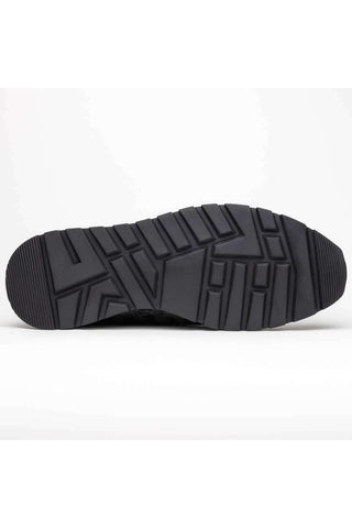 Marco Di Milano Portici Newspaper & Black Exotic Lizard / Crocodile Casual Sneakers (MDM1016)-AmbrogioShoes
