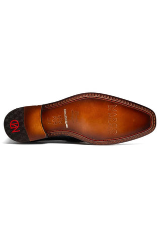 Marco Di Milano Salvatore Black Genuine Ostrich Slip-On Loafers (MDM1210)-AmbrogioShoes
