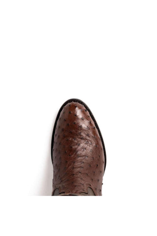 Marco Di Milano Savannah Kango Tabacco Exotic Ostrich Skin Cowboy Boot (MDM1230)-AmbrogioShoes