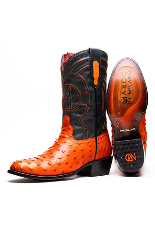 Marco Di Milano Savannah Ostrich Boot-AmbrogioShoes