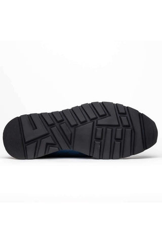 Marco Di Milano Scanno Antique Navy Exotic Ostich Casual Sneakers (MDM1053)-AmbrogioShoes