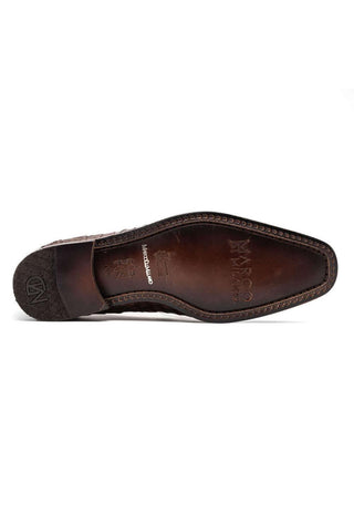 Marco Di Milano Trento Brown Genuine Caiman Crocodile Slip-On Loafers (MDM1115)-AmbrogioShoes