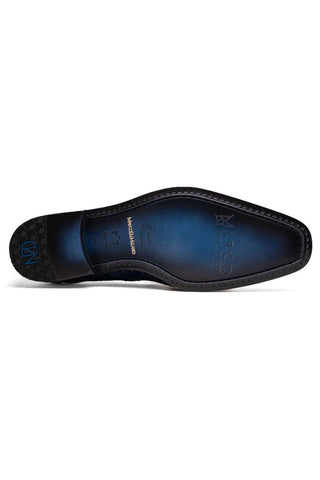 Marco Di Milano Trento Navy Genuine Caiman Crocodile Slip-On Loafers (MDM1115)-AmbrogioShoes