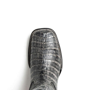 Marco Di Milano Tucson Gray Exotic Crocodile Skin Cowboy Boot (MDM1250)-AmbrogioShoes