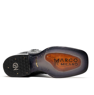 Marco Di Milano Tucson Gray Exotic Crocodile Skin Cowboy Boot (MDM1250)-AmbrogioShoes