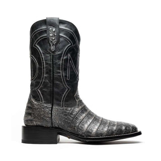 Marco Di Milano Tucson Gray Exotic Crocodile Skin Cowboy Boot (MDM1250)-AmbrogioShoes