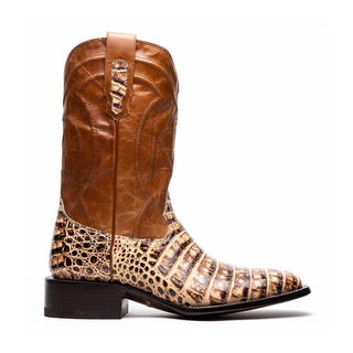 Marco Di Milano Tucson Stone Orix Exotic Crocodile Skin Cowboy Boot (MDM1250)-AmbrogioShoes