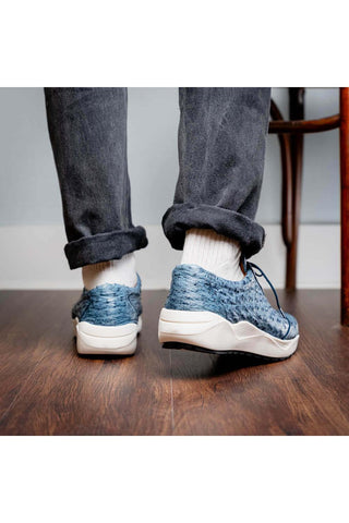 Marco Di Milano Varenna Exotic Ostrich Skin Sneaker (MDM1213)-AmbrogioShoes