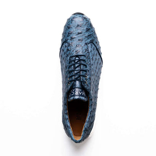 Marco Di Milano Varenna Men's Shoes Exotic Ostrich Skin Sneaker (MDM1213)-AmbrogioShoes