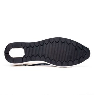 Marco Di Milano Varenna Men's Shoes Exotic Ostrich Skin Sneaker (MDM1213)-AmbrogioShoes