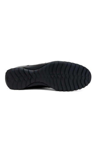Marco Di Milano Vulcan Black Exotic Alligator Derby Sneakers (MDM1195)-AmbrogioShoes
