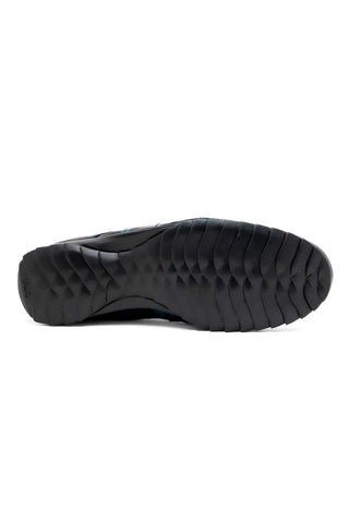 Marco Di Milano Vulcan Navy Exotic Alligator Derby Sneakers (MDM1195)-AmbrogioShoes