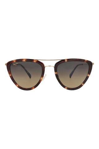 Maui Jim HS331 Tortoise and Gold Sunglasses-AmbrogioShoes