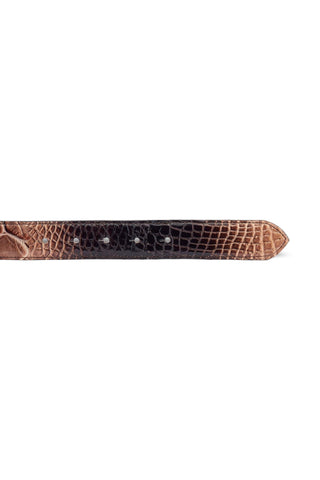 Mauri 0100/35 Deacon Men's Alligator Belt (MAB1057)-AmbrogioShoes