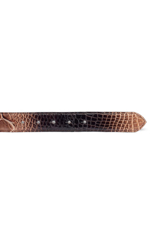 Mauri 0100/35 Deacon Men's Alligator Skin Belt (MAB1057)-AmbrogioShoes