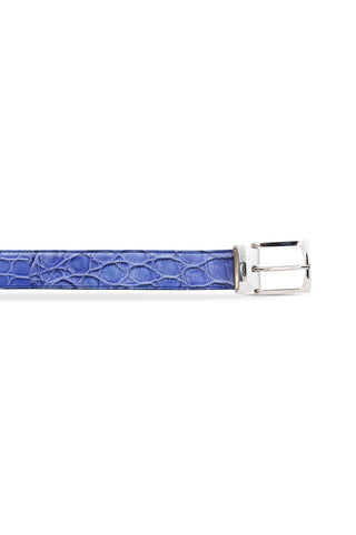 Mauri 0100/35 Deacon Men's Exotic Alligator Skin Belt (MAB1057)-AmbrogioShoes