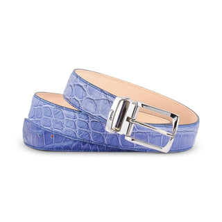 Mauri 0100/35 Deacon Men's Exotic Alligator Skin Belt (MAB1057) (Special Order)-AmbrogioShoes