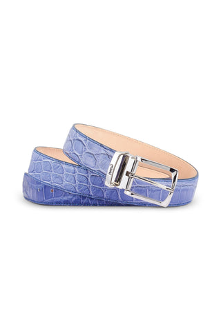 Mauri 0100/35 Deacon Men's Exotic Alligator Skin Belt (MAB1057)-AmbrogioShoes