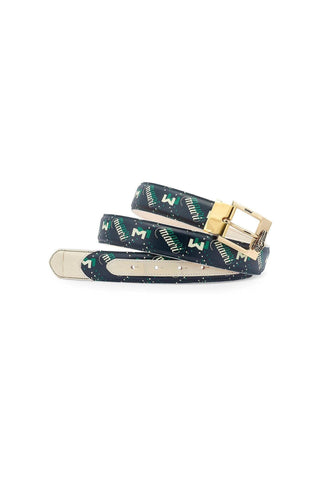 Mauri 0100/35 Men's Crocodile Skin & Nappa Leather Belt (MAB1055)