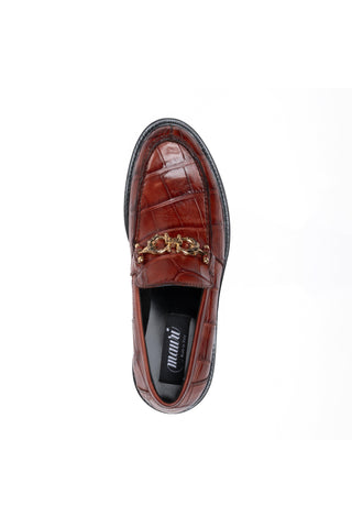 Mauri 1028/1 Chapel Alligator & Leather Horse-Bit Loafer (MA5697)-AmbrogioShoes