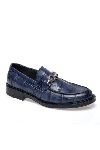 Mauri 1028/1 Chapel Exotic Alligator Skin & Calf-Skin Leather Horse-Bit Loafer (MA5697)-AmbrogioShoes