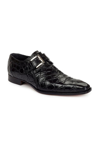 Mauri 1032 Men's Saga Alligator Black Loafers (MA3000)-AmbrogioShoes