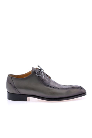Mauri 1057 Crocodile & Leather Derby-AmbrogioShoes