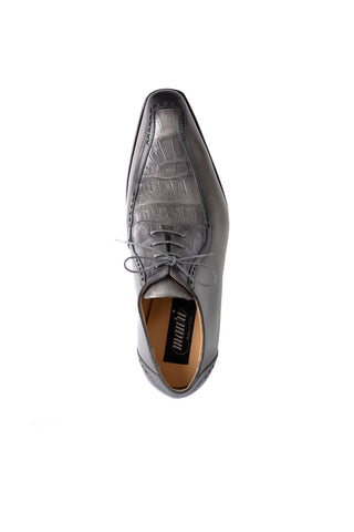 Mauri 1057 Crocodile & Leather Derby-AmbrogioShoes