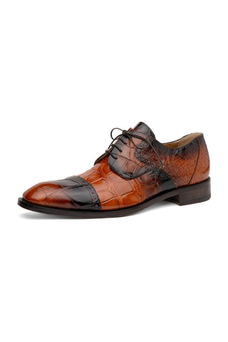 Mauri 1087/2 Flawless Exotic Alligator Skin Cap-Toe Derby (MA5595)-AmbrogioShoes