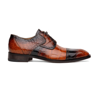 Mauri 1087/2 Flawless Exotic Alligator Skin Cap-Toe Derby (MA5595)(Made to Order)-AmbrogioShoes