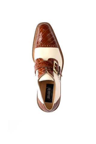 Mauri 1087/4 Alligator & Leather Single Monk-Strap-AmbrogioShoes