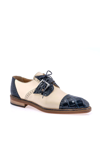 Mauri 1087/4 Alligator & Leather Single Monk-Strap-AmbrogioShoes