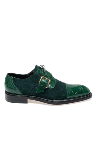 Mauri 1087/4 Flawless Alligator & Suede Derby (MA5696)