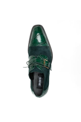 Mauri 1087/4 Flawless Alligator & Suede Derby (MA5696)-AmbrogioShoes