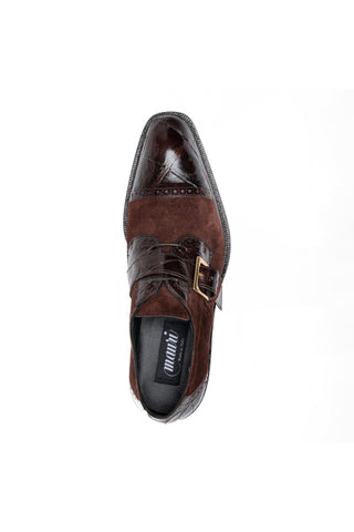 Mauri 1087/4 Flawless Exotic Alligator Skin & Suede Derby (MA5696)-AmbrogioShoes