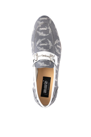 Mauri 1099/6 Fabric & Leather Horse-Bit Loafer-AmbrogioShoes