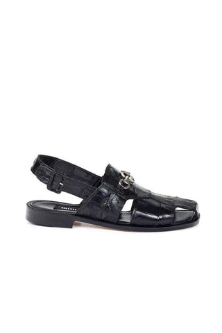 Mauri 1880 Exotic Baby Crocodile Skin Sandals (MA4502)-AmbrogioShoes