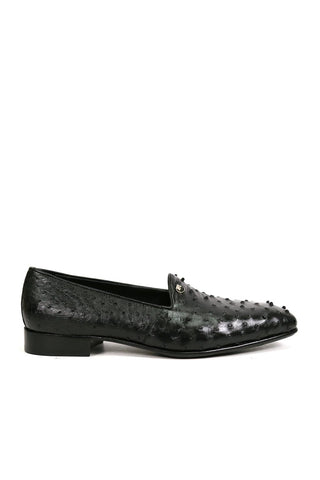 Mauri 3034 Ostrich Slip-On Loafer-AmbrogioShoes
