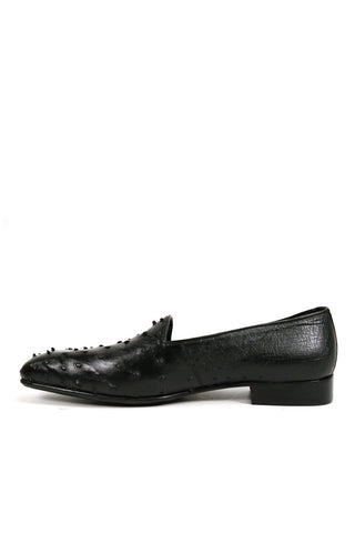 Mauri 3034 Ostrich Slip-On Loafer-AmbrogioShoes