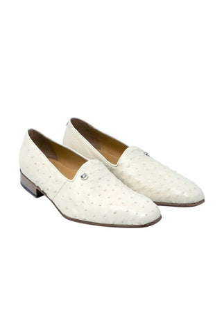 Mauri 3034 Ostrich Slip-On Loafer-AmbrogioShoes