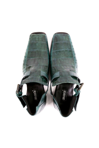 Mauri 3035 Crocodile & Ostrich Sandals (MA4902)-AmbrogioShoes