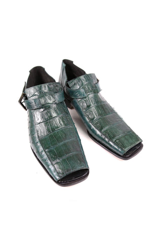 Mauri 3035 Crocodile & Ostrich Sandals (MA4902)-AmbrogioShoes