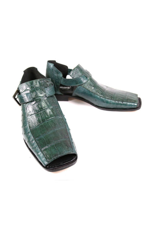 Mauri 3035 Crocodile & Ostrich Sandals (MA4902)-AmbrogioShoes