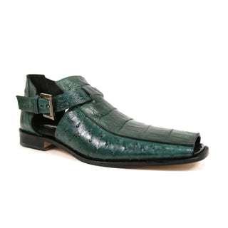 Mauri 3035 Exotic Crocodile & Ostrich Sandals (MA4902)-AmbrogioShoes